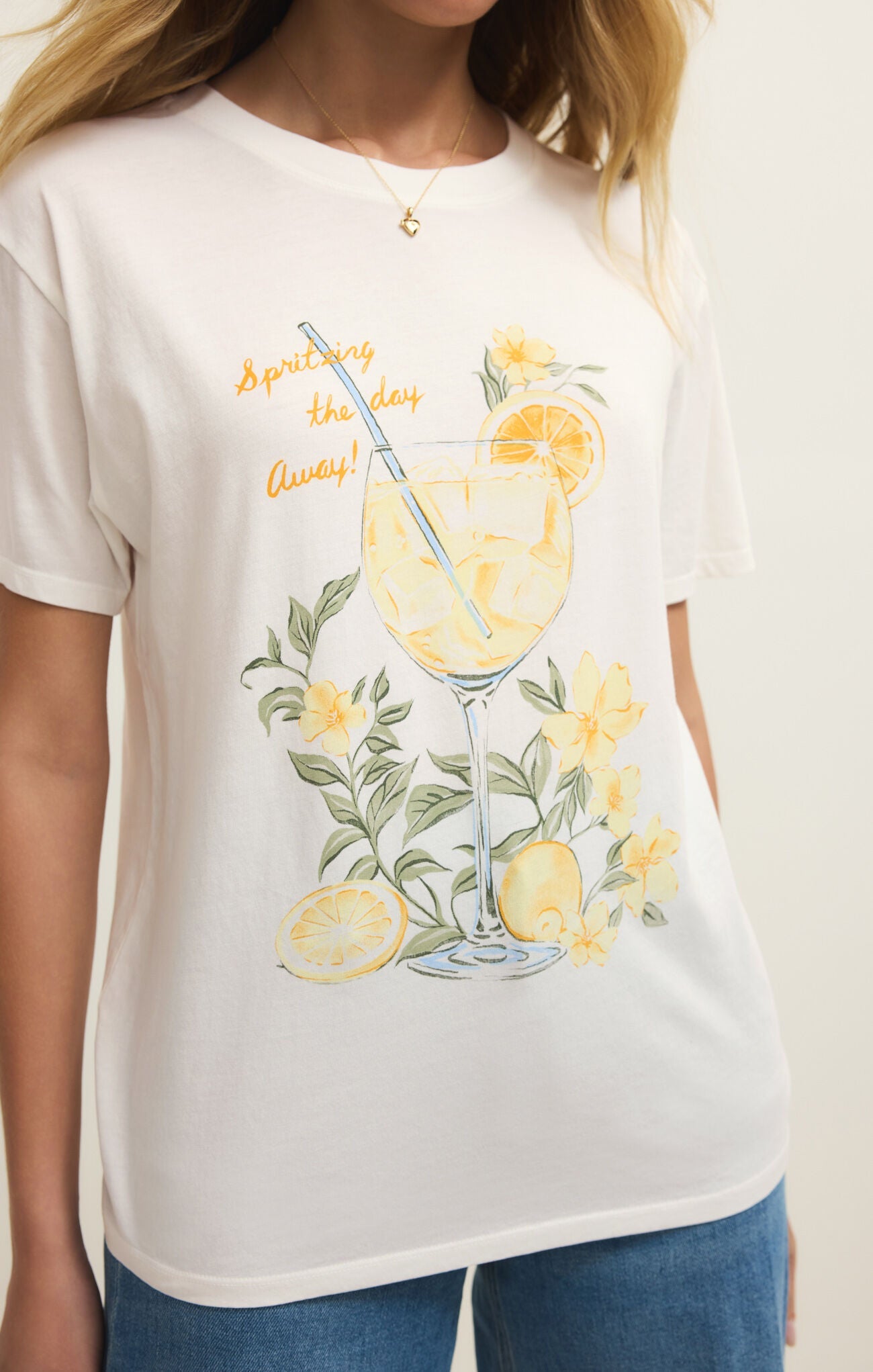 Spritz Boyfriend Tee - Mainstream Boutique