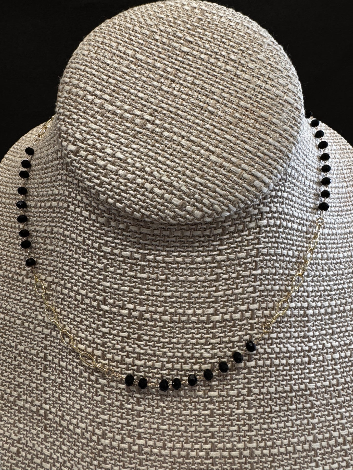 Gold Chain With Glass Beads - Mainstream Boutique