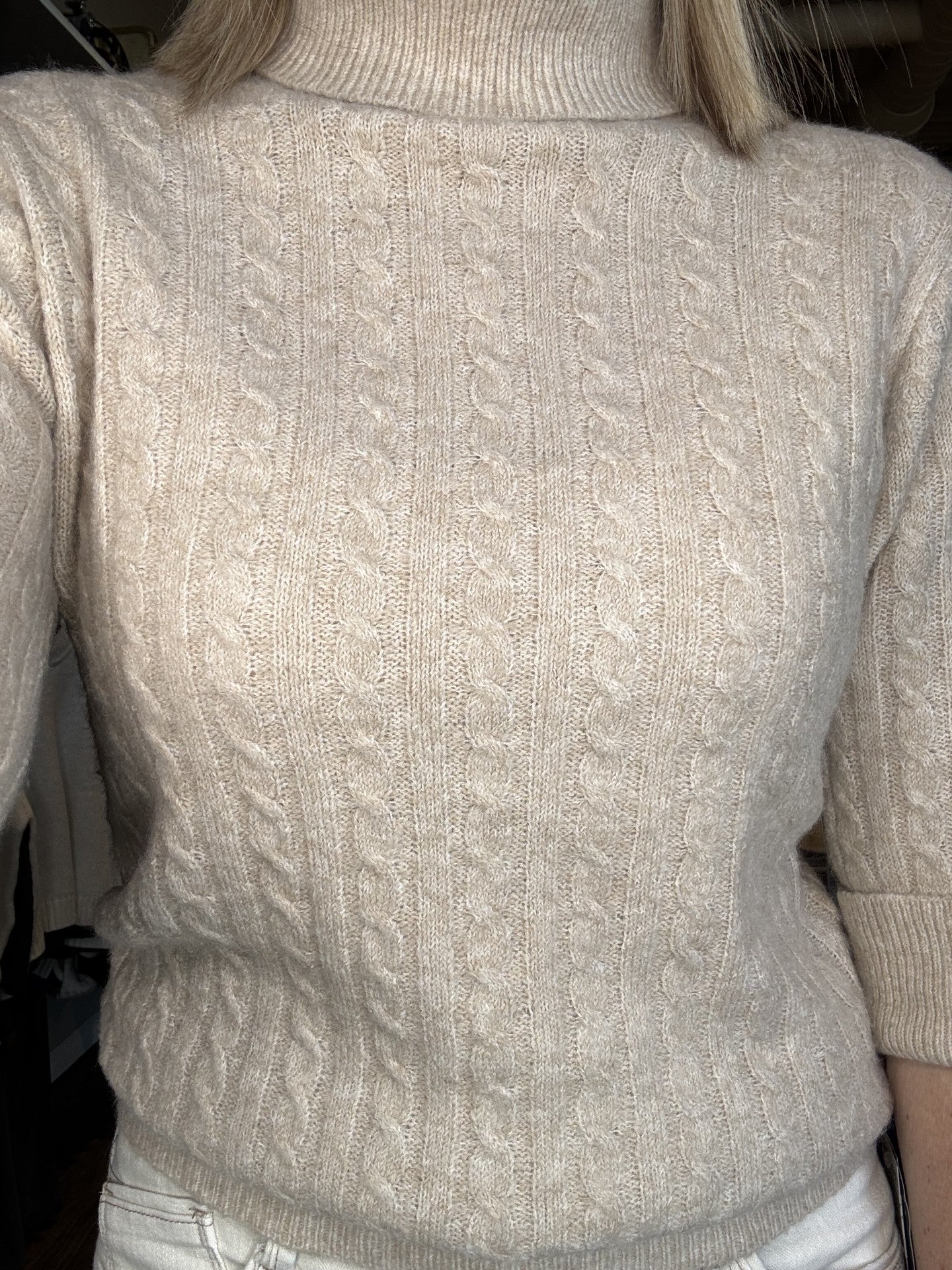 Cuffed Sleeve Turtleneck - Mainstream Boutique