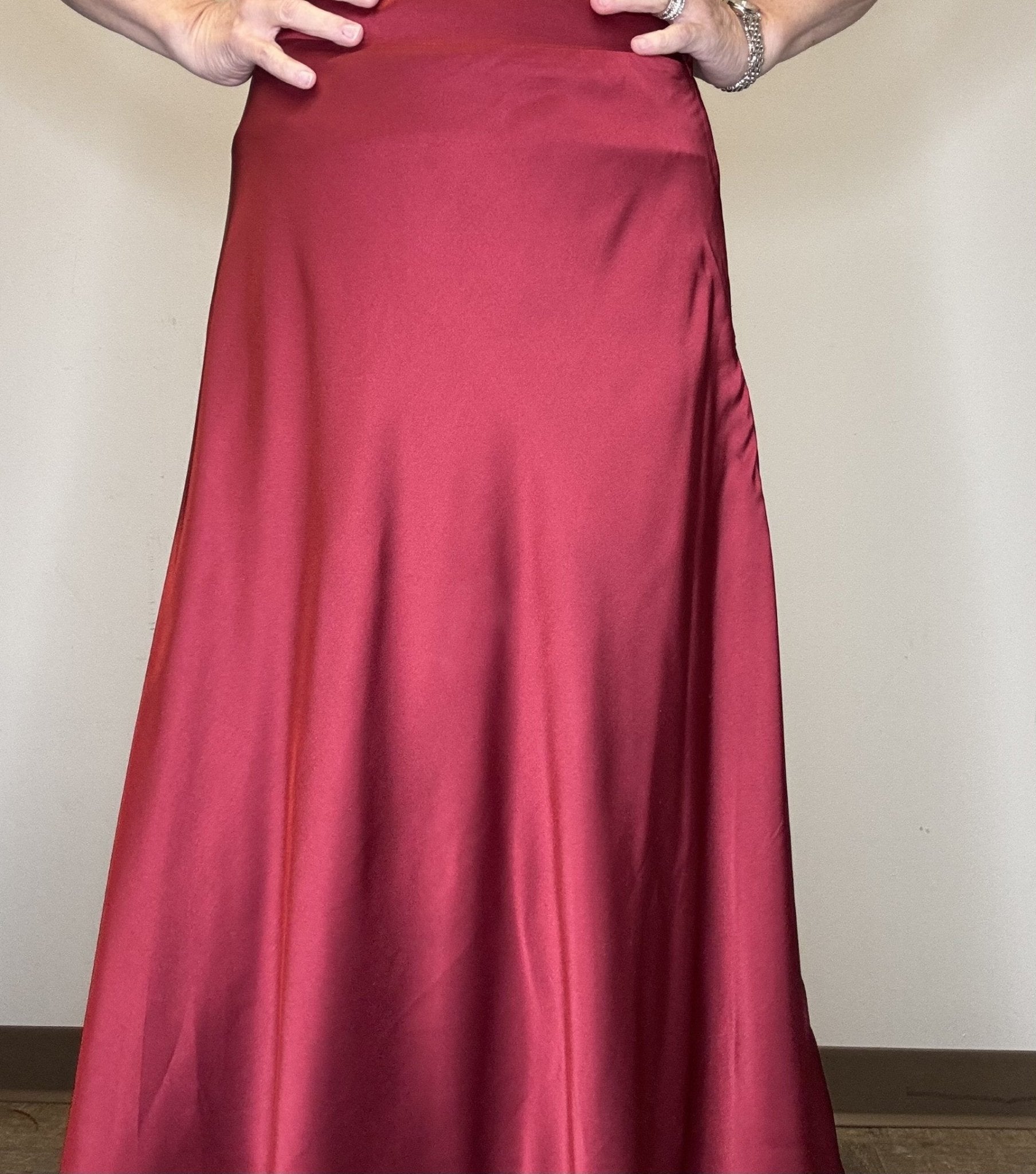 Satin Skirt - Mainstream Boutique