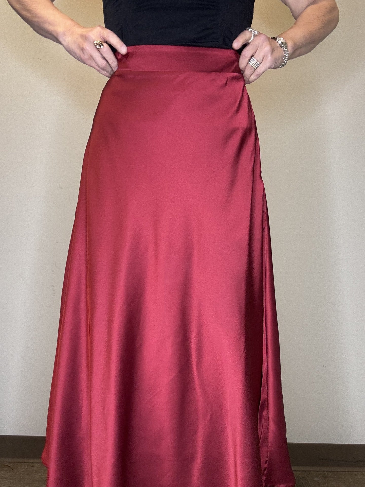 Satin Skirt - Mainstream Boutique