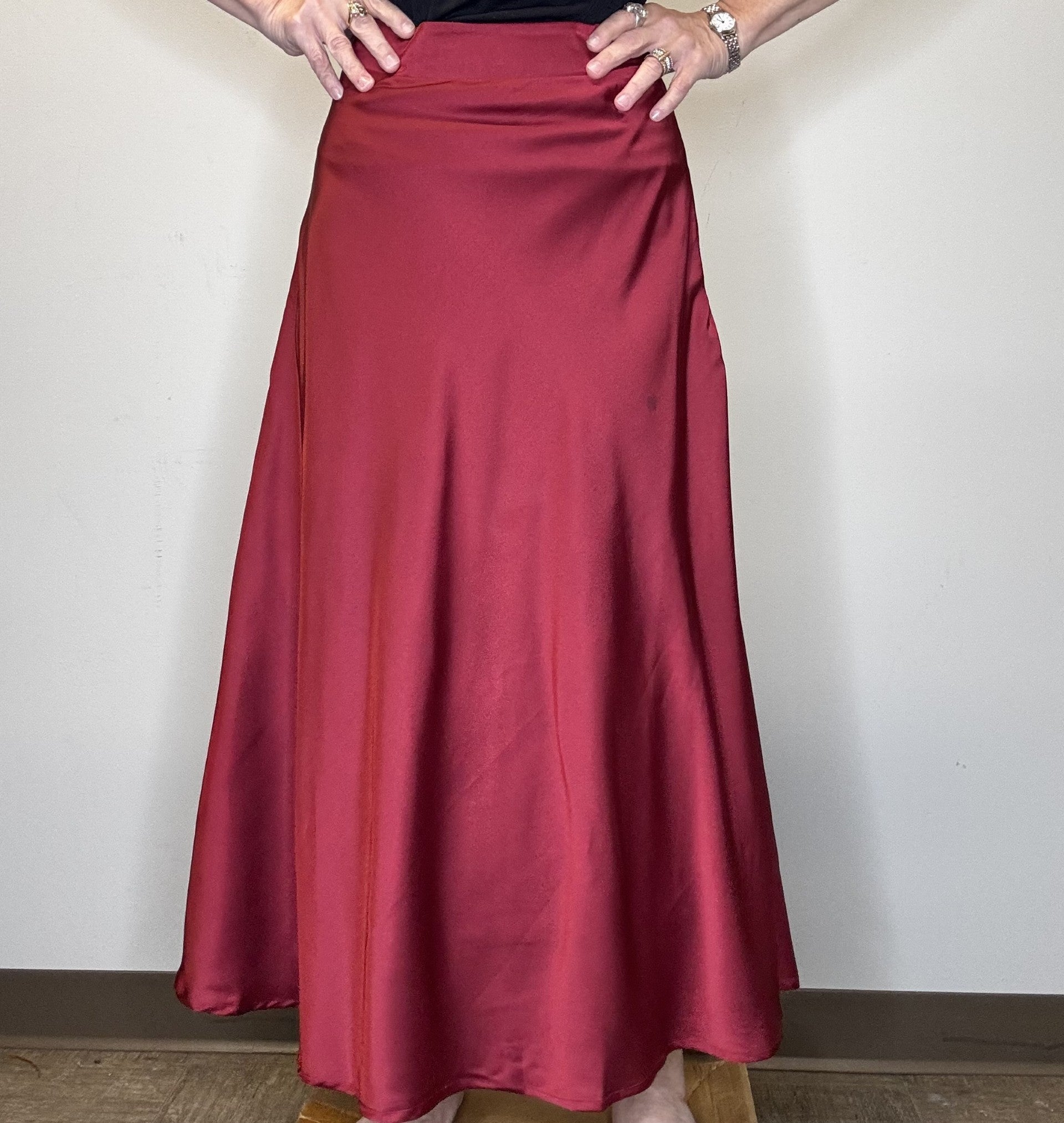 Satin Skirt - Mainstream Boutique