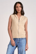 *FINAL SALE* Zip Up Hooded Sleeveless Sweater - Mainstream Boutique