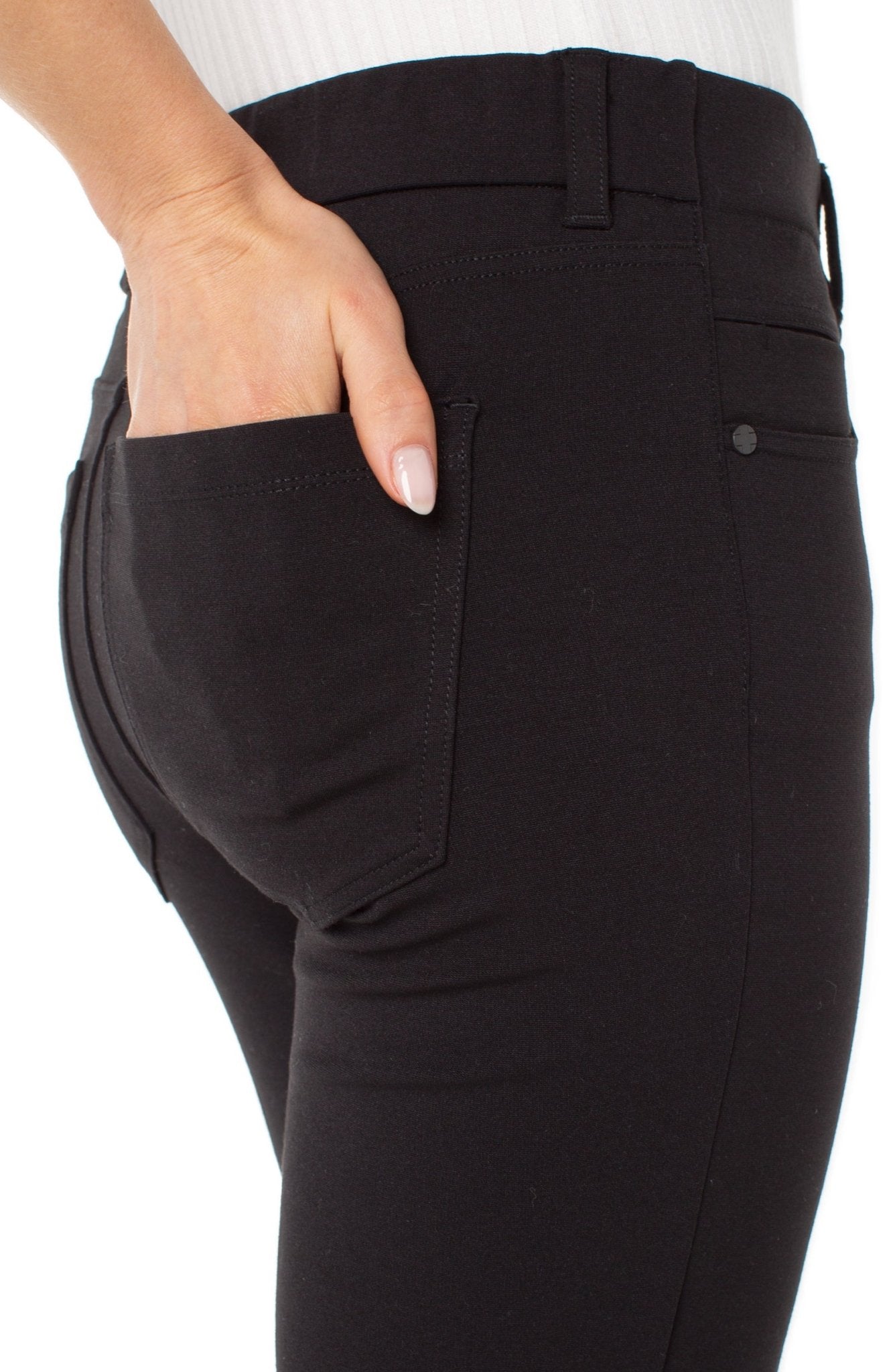 Liverpool Gia Glider Slim - Black 29" - Mainstream Boutique