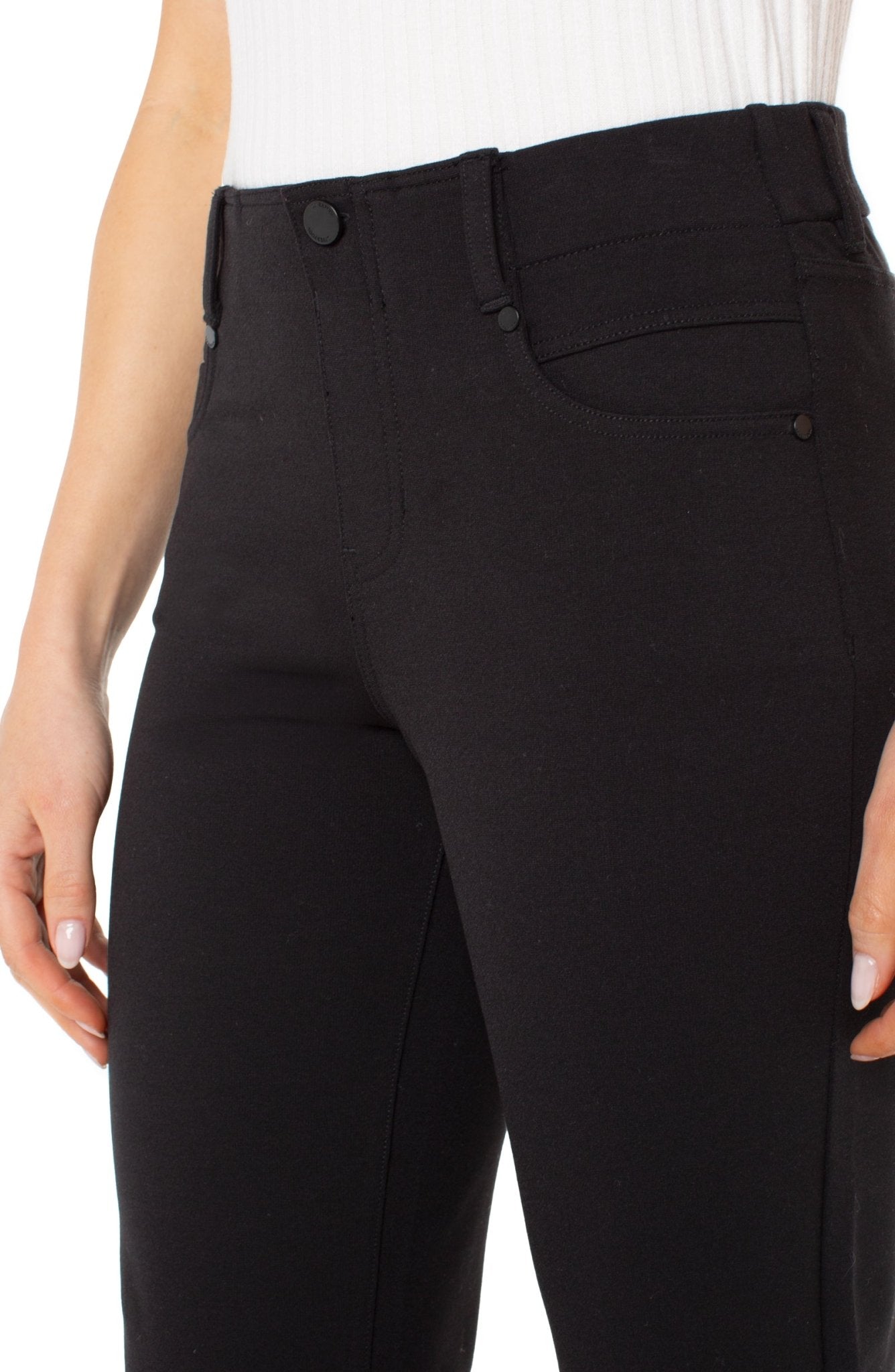 Liverpool Gia Glider Slim - Black 29" - Mainstream Boutique