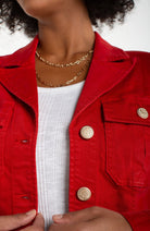 Liverpool Peplum Jacket With Button Tab Detail - Mainstream Boutique