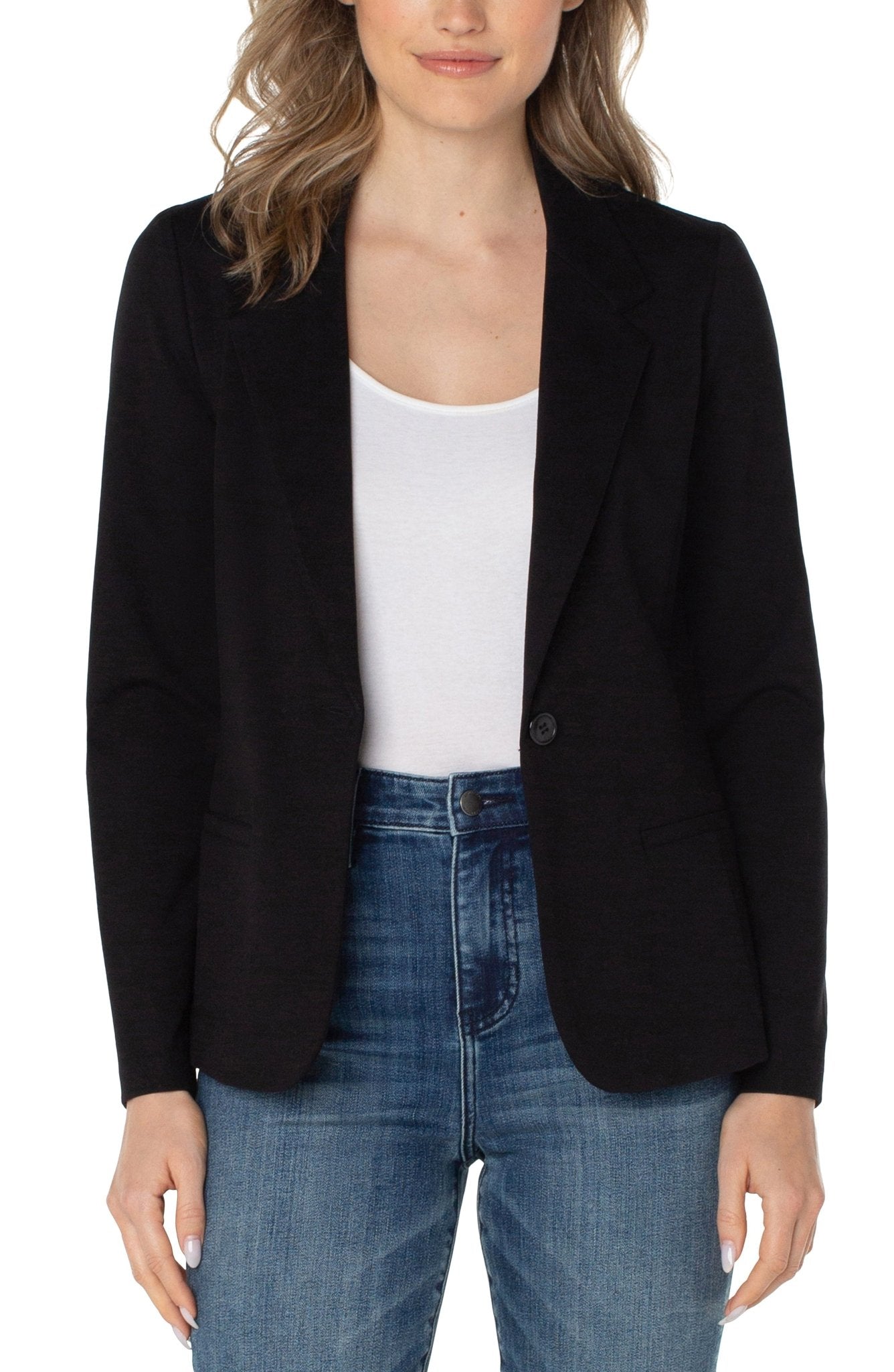 Liverpool Classic Super Stretch Fitted Blazer - Mainstream Boutique