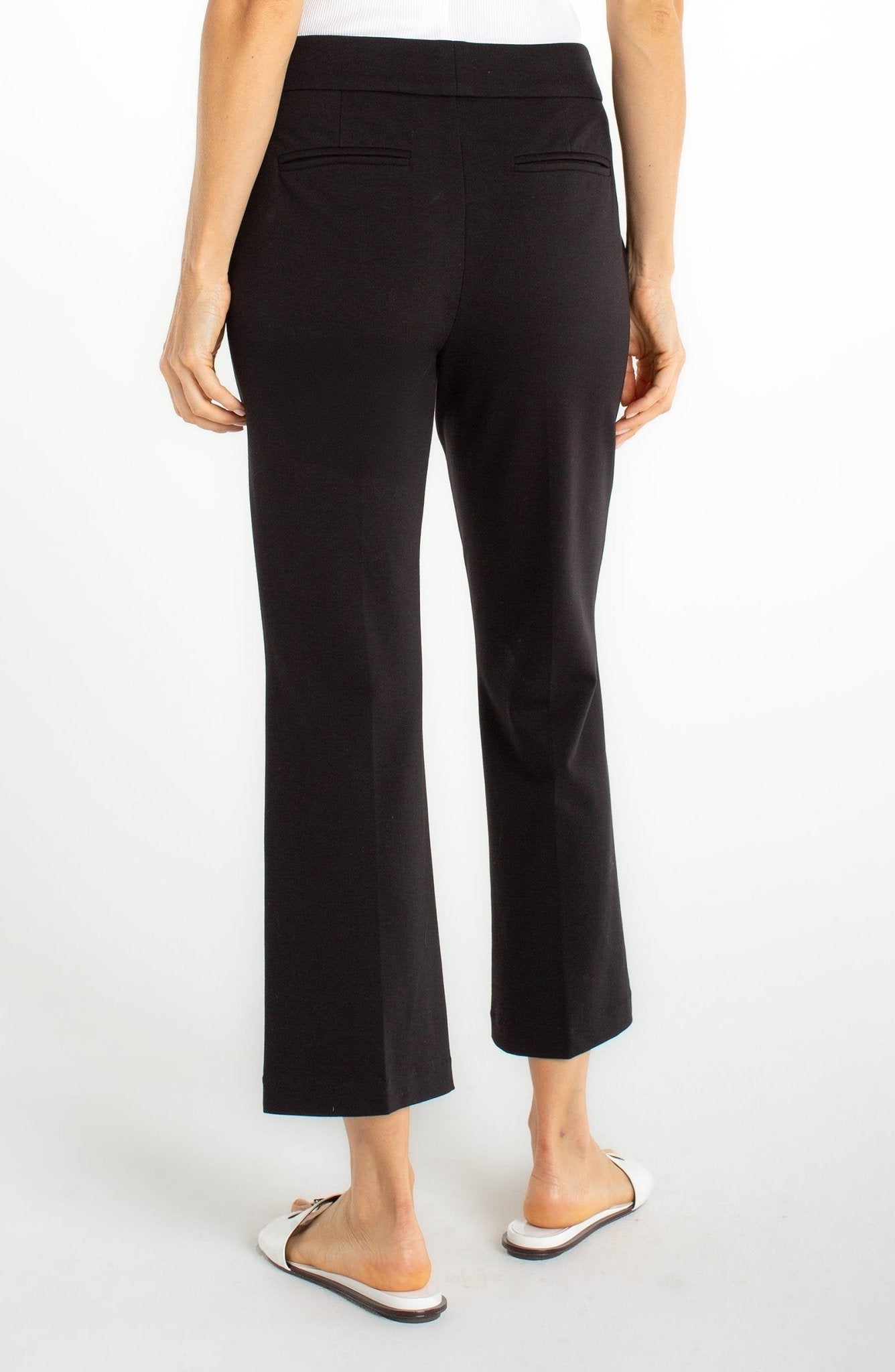 Liverpool Cropped Flare With Extended Tab - Mainstream Boutique