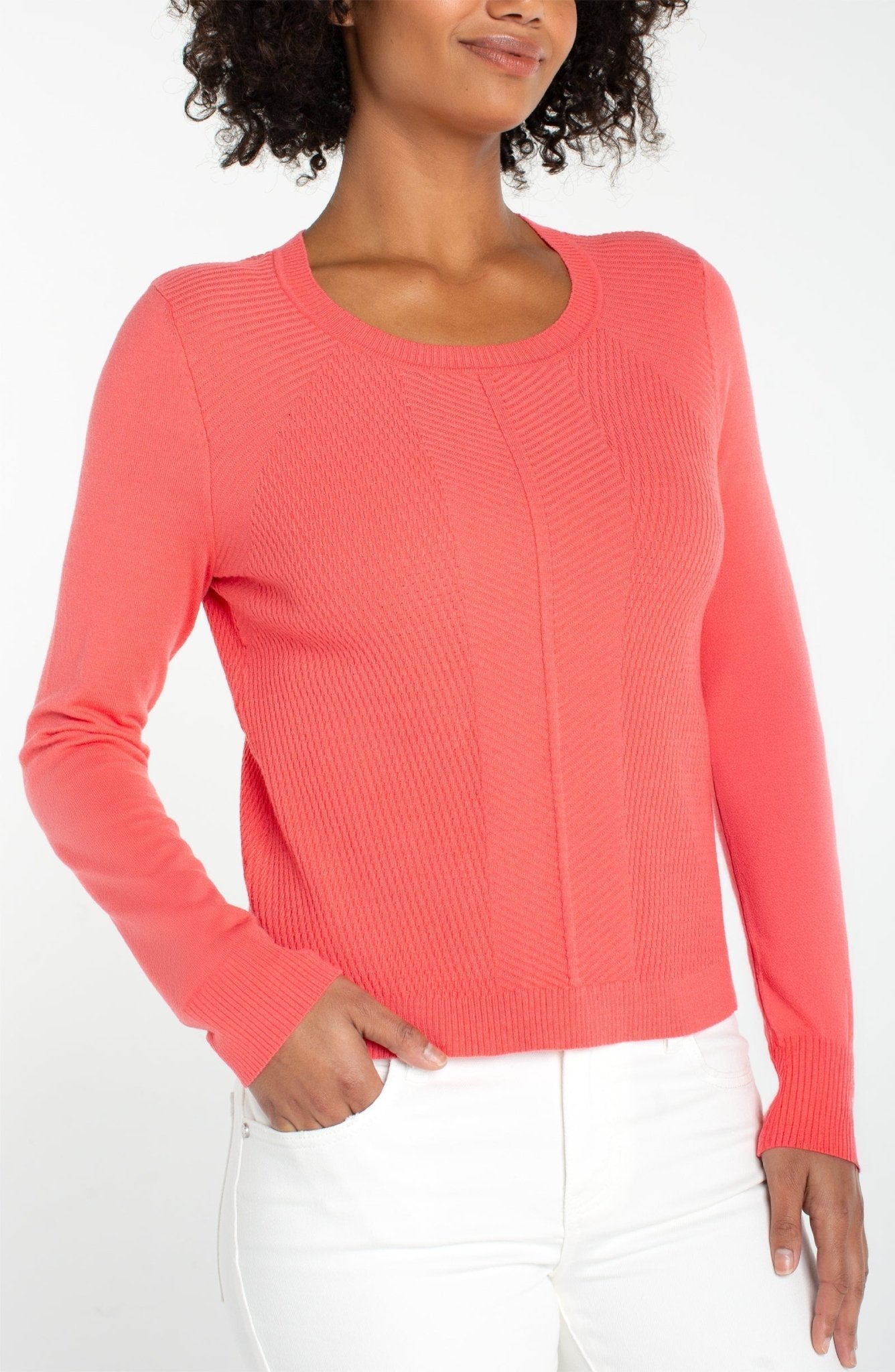 Liverpool Long Sleeve Crew Neck Sweater - Mainstream Boutique