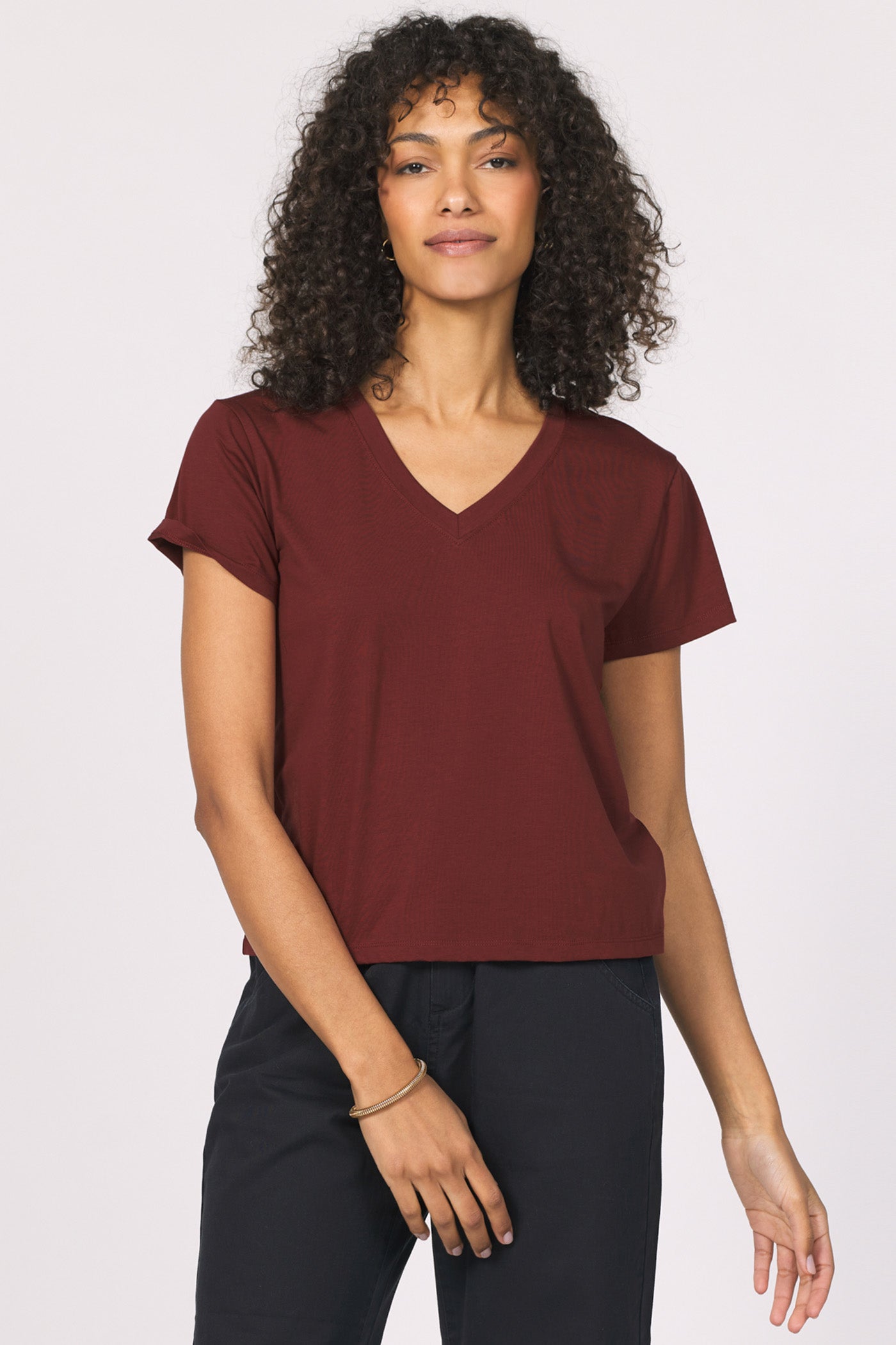 Another Love Amaya Top - Bordeaux - Mainstream Boutique