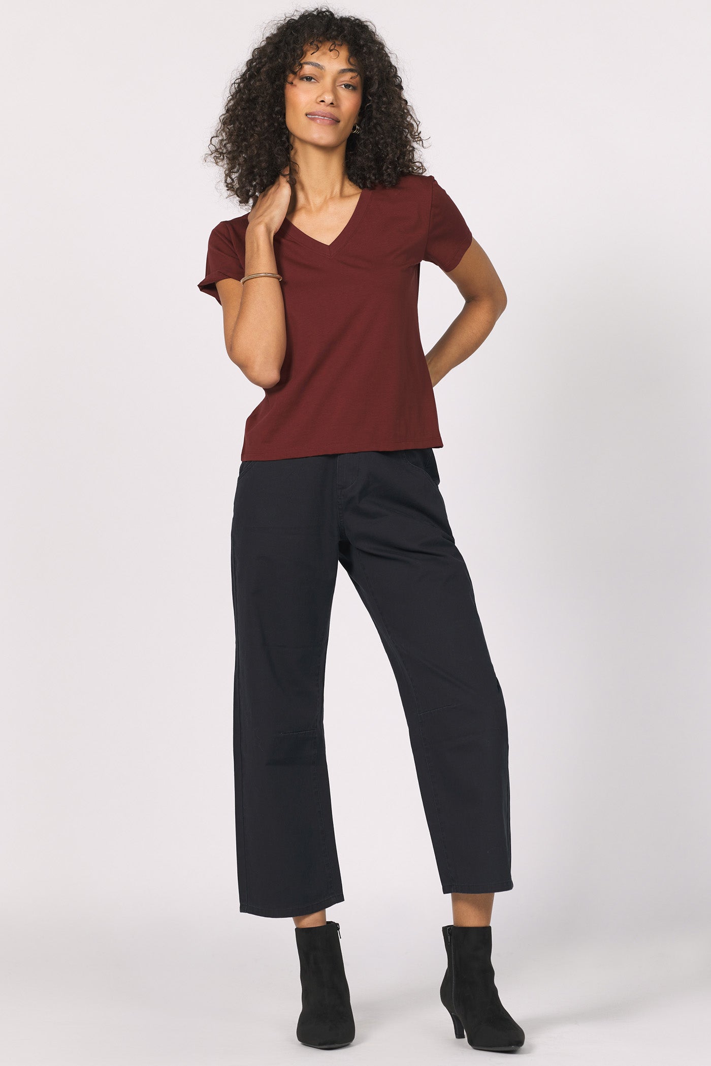 Another Love Amaya Top - Bordeaux - Mainstream Boutique