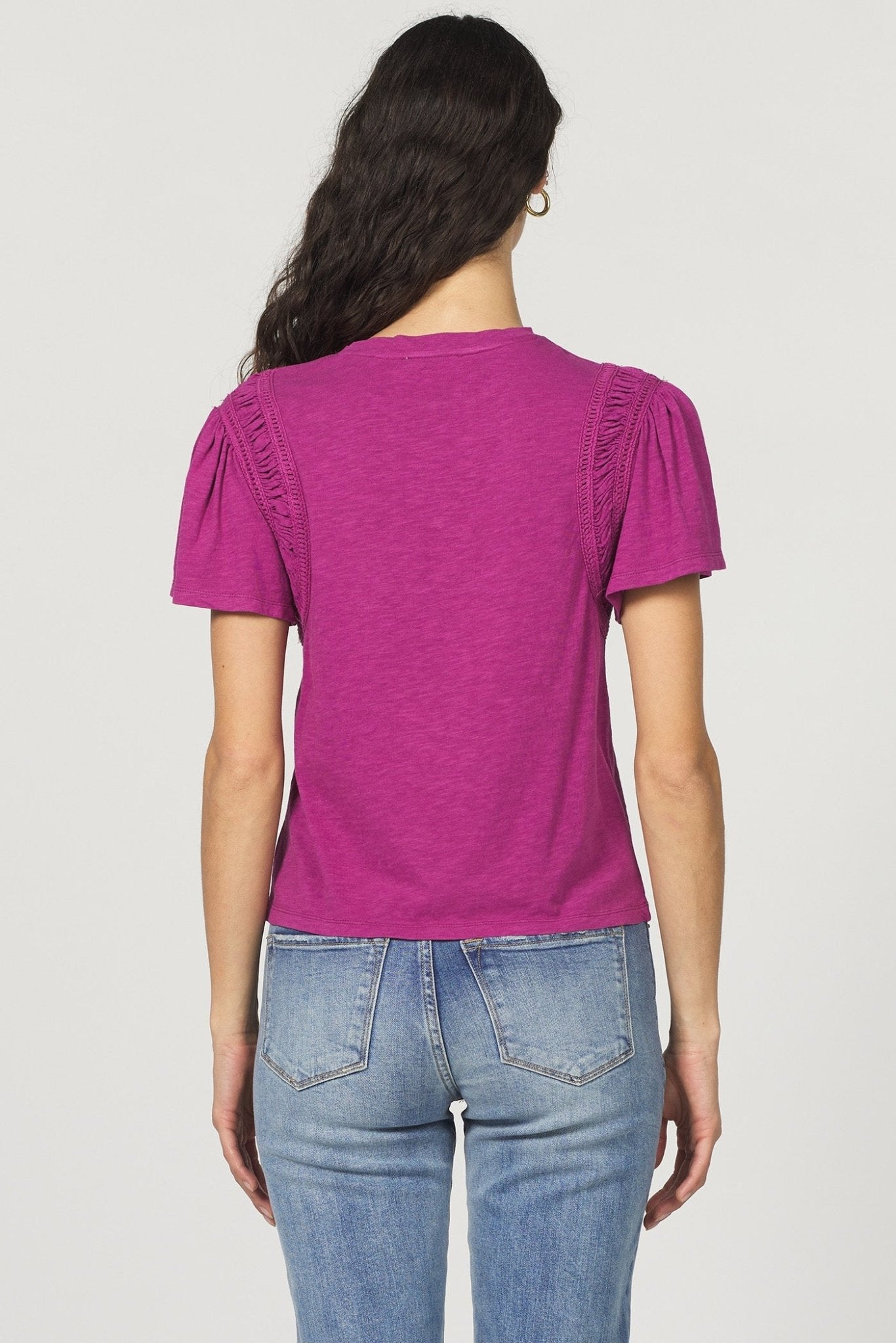 Another Love Francie Top - Radiant Orchid - Mainstream Boutique