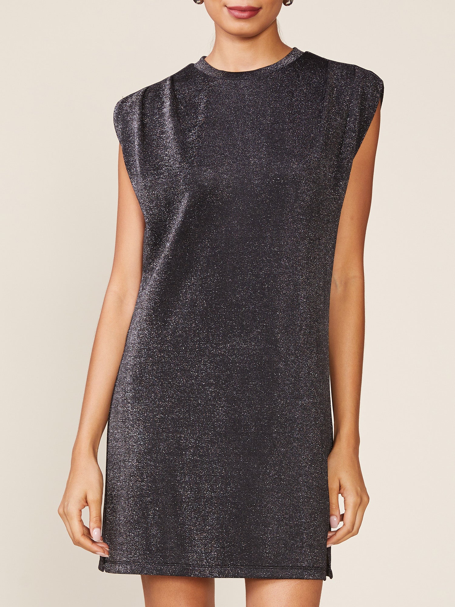 Sleeveless Glitter Knit Dress - Mainstream Boutique