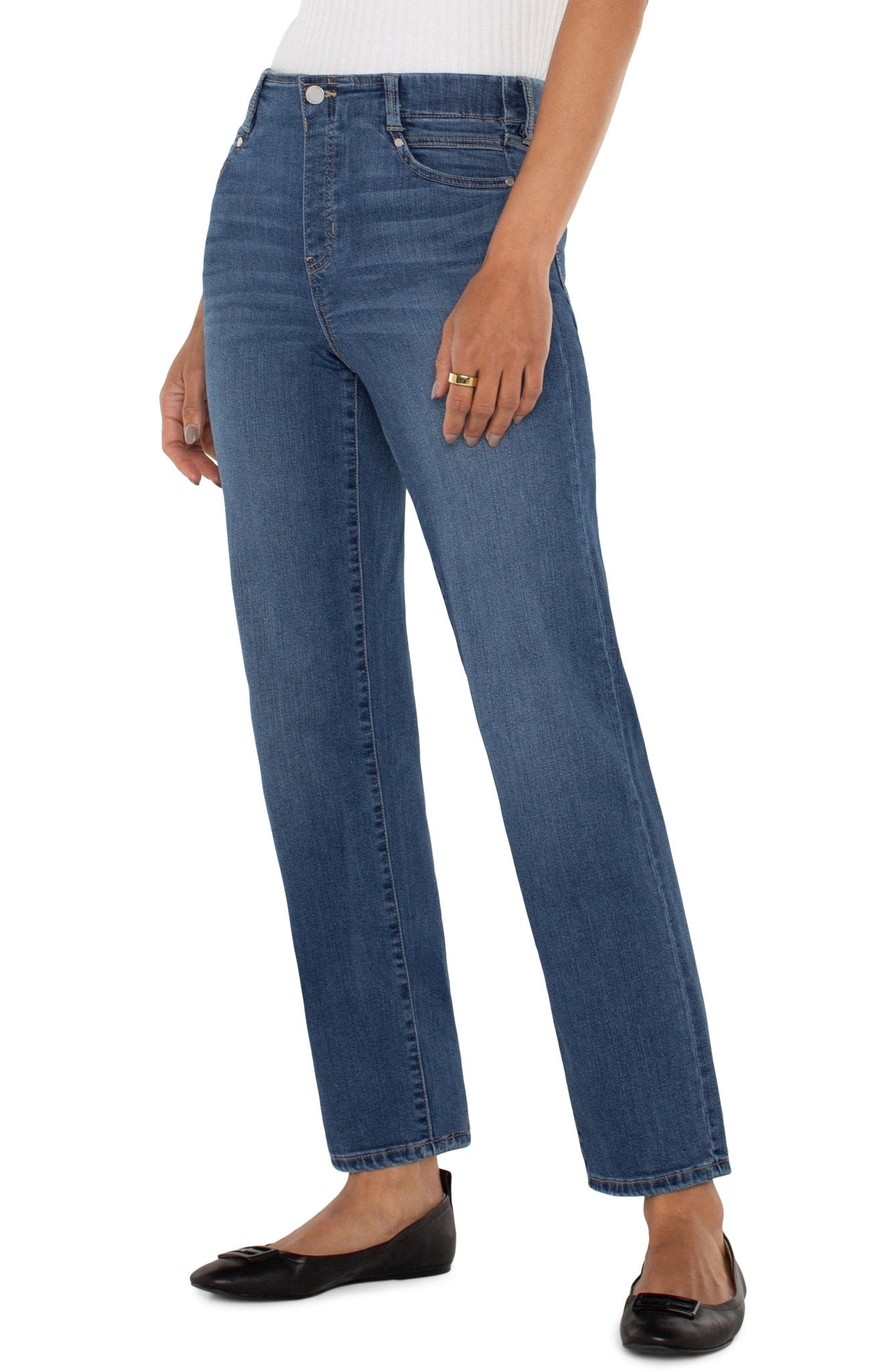 Liverpool Gia Glider Pull On Slim Straight Jean - Mainstream Boutique