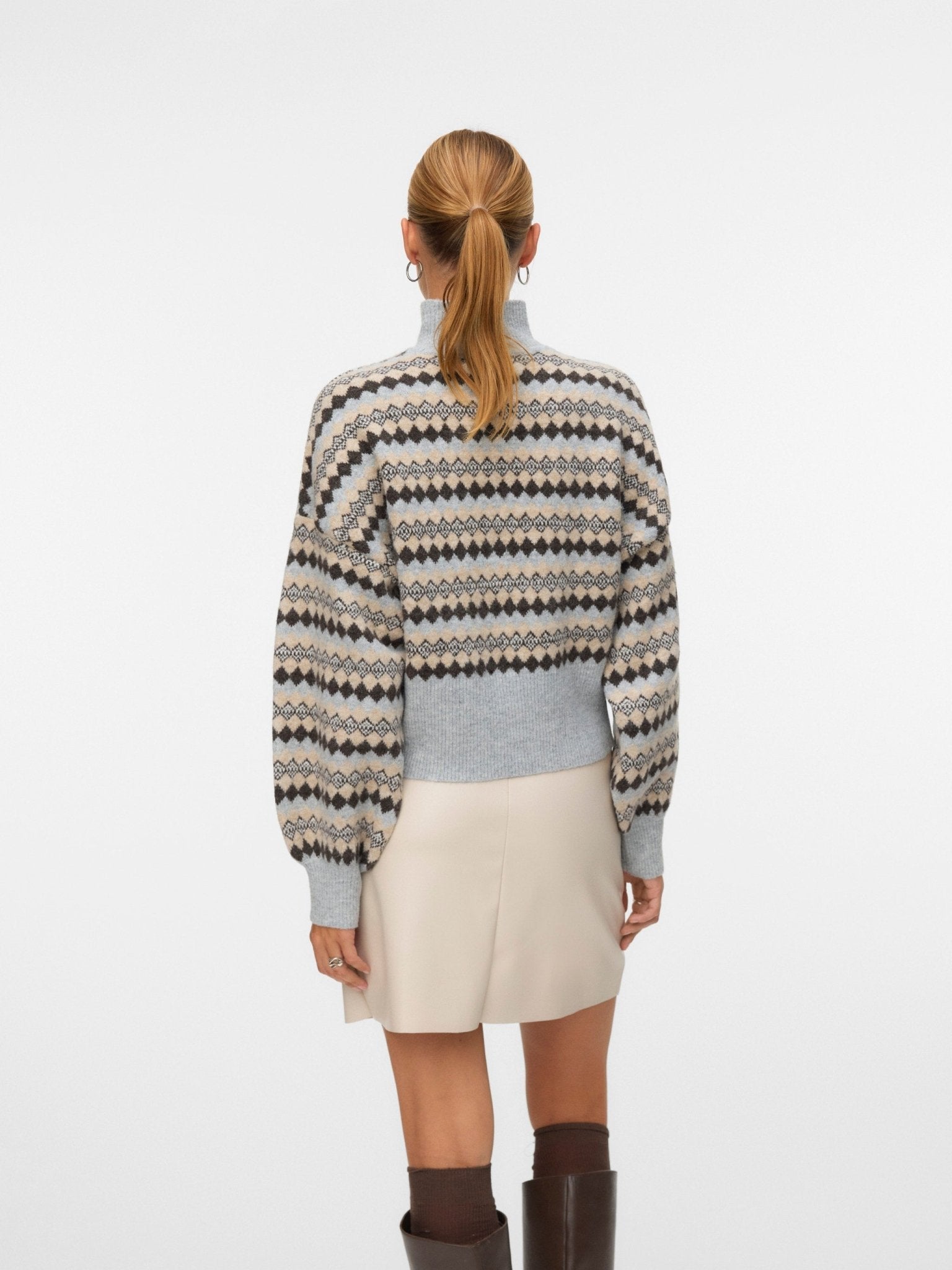 Vero Moda Gaiva LS Highneck Pullover - Mainstream Boutique
