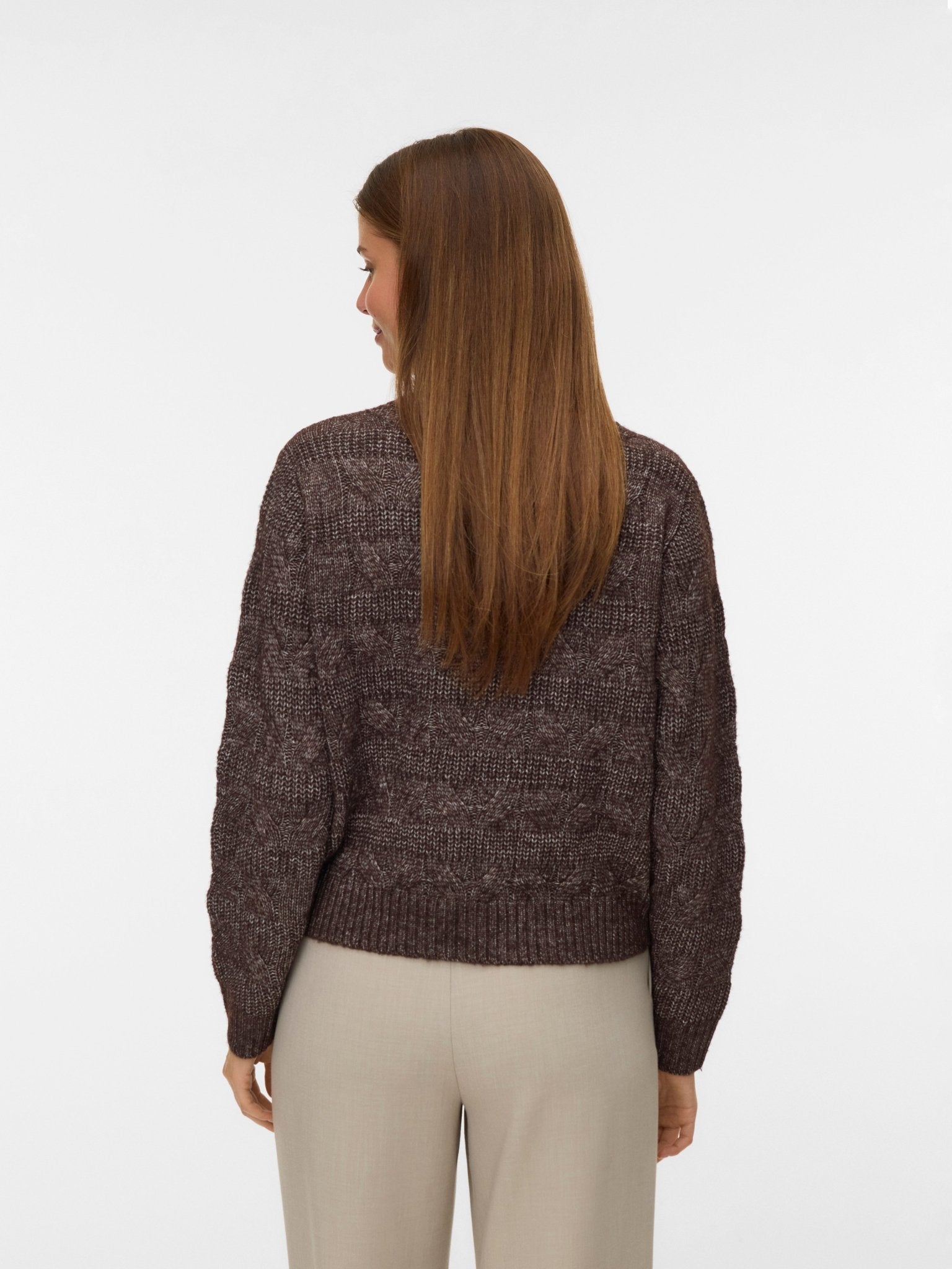 Vero Moda Virgo LS Highneck Pullover BF - Mainstream Boutique