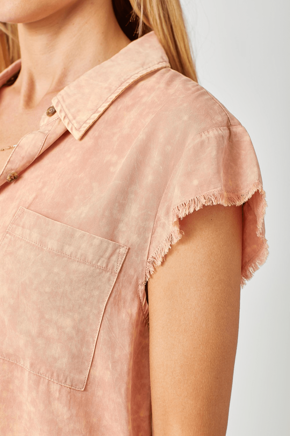 Flutter Sleeve Shirt Top - Mainstream Boutique